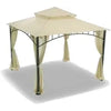 Garden Winds Replacement Canopy for Target Madaga Gazebo, Beige - Classic Sand Beige