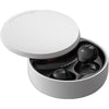 Invisible Earbuds Mini Single Earbuds Tiny Discreet Hidden Earphones for Work, Small Ear Canals in-Ear Wireless with Charging Case for Work - Black