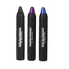 Joyous Professional Hair Chalk Pens Temporary Hair Dye, Non-toxic Hair Color, Crayon Cover White Hair Color Patch (Black-Dark Brown-Coffee), Pack of 3 - 3packs-black-blue-purple