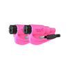 Resqme Pack of 2, The Original Emergency Keychain Car Escape Tool, 2-in-1 Seatbelt Cutter and Window Breaker, Made in USA, Orange - Pink