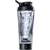 VOLTRX Premium Electric Protein Shaker Bottle, Made with Tritan - BPA Free - 24 oz Vortex Portable Mixer Cup/USB Rechargeable Shaker Cups for Protein Shakes - Black