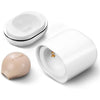 Invisible Earbuds Mini Single Earbuds Tiny Discreet Hidden Earphones for Work, Small Ear Canals in-Ear Wireless with Charging Case for Work - Nude(Single)
