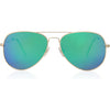 SOJOS Classic Aviator Polarized Sunglasses for Men Women Vintage Retro Style - Greenish Blue