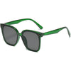 MAXJULI Oversized Sunglasses for Women Men UV Protection 8056 - Green/Black