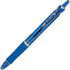 PILOT Acroball Colors Advanced Ink Refillable & Retractable Ball Point Pens, Medium Point, Blue Ink, 12-Pack (31811) - Blue