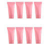 Snadulor 5ml 50 Pcs Empty Squeeze Bottle Refillable Travel Plastic Tube Bottles for Cosmetic Body Hand Cream Lotion Shampoo Facial Cleanser(Pink) - Pink