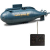 YEIBOBO ! 6 Channels Mini RC Submarine Toy (Black) - Blue