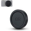 JJC Aluminum Lens Cap Cover Protector for Ricoh GR IIIx GR IIIx HDF GR3x HDF GR III GR III HDF GR3 HDF GR II GR2 with Soft EVA Interior -Black - Lens Cap for GR III/GR IIIx