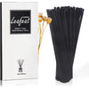 100PCS Reed Diffuser,7 Inch Aromatherapy Diffuser Black Fiber Sticks-Black Reed Diffuser Sticks for Home Office Spa and Bedroom - Black