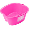 Mantello Foot Bath, Extra Large, Foot Soaking Tub - Pedicure Bowl - Foot Soak Tub (Blue) - Hot Pink
