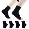 3pairs Neuropathy socks for Women & Men, Ankle brace Socks and Tendonitis socks,For Pain Relief and Plantar Fasciitis,Ankle sleeve for ankle swelling(L/XL) - 4pc-black