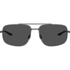 Under Armour Men's Ua Impulse Square Sunglasses - Shiny Dark Ruthenium Black