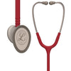 3M Littmann Lightweight II S.E. Stethoscope 2454, 28" Ceil Blue Tube - Burgundy Tube