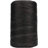 316Yard Rayon Raffia Paper Crochet Brown Ribbon for Knit Summer Sun Hat, Beach Bag, Craft DIY Decoration - Black