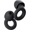 Loop Quiet Ear Plugs for Noise Reduction – Super Soft, Reusable Hearing Protection in Flexible Silicone for Sleep, Noise Sensitivity - 8 Ear Tips in XS/S/M/L – 24dB & NRR 14 Noise Cancelling – Black - Black