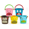 Skip Hop Zoo Stack and Pour Buckets, Rinse Cups, Multi - Treetop