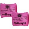 Inflatable Arm Bands Floatation Sleeves Water Wings Swimming Arm Floats for Adults and Kids - Rose