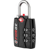 Forge TSA Approved Luggage Locks - Black 2 PK - Black 1PK