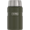 THERMOS Stainless King Vacuum-Insulated Food Jar, 24 Ounce, Rustic Red - Army Green