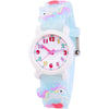 Venhoo Kids Watches 3D Cute Cartoon Waterproof Silicone Children Toddler Wrist Watches Time Teacher Gifts for 3-10 Ages Boys Little Child-Universe… - Blue Unicorn