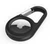Belkin Apple AirTag Secure Holder with Carabiner - Durable Scratch Resistant Case With Open Face & Raised Edges - Protective AirTag Keychain Accessory For Keys, Pets, Luggage & More - Black - Black