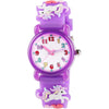 Venhoo Kids Watches 3D Cute Cartoon Waterproof Silicone Children Toddler Wrist Watches Time Teacher Gifts for 3-10 Ages Boys Little Child-Universe… - Unicorn