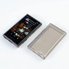 Soft Clear TPU Protective Shell Skin Case Cover for Sony Walkman NW-A300 Series NW-A306 NW-A307 (Clear case and Glass) - Clear black case