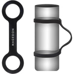 (2 pack) Water Bottle Carrier Grip,Water Handle Grip,Cup Strap, soft band holder strap makes any bottle handheld. For Running Bike, gym or jogging - My Store
