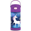 THERMOS FUNTAINER Water Bottle with Straw - 12 Ounce - Kids Stainless Steel Vacuum Insulated Water Bottle with Lid, Space Unicorn - Space Unicorn