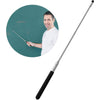 Teachers Pointer Stick, Telescopic Teaching Pointer, Retractable Classroom Whiteboard Pointer Extendable for Teachers, Guides, Coach with A Lanyard & Felt Head, Extends to 39.4'' - Black