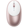 Satechi M1 Wireless Bluetooth Mouse, USB-C Rechargeable, Compact & Portable, for MacBook Air/Pro M4, iPad Air/Pro M4/M3, iPad mini, Mac mini, iMac & Windows - Space Gray - Rose Gold