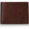 Timberland Men's Blix Slimfold Leather Wallet, Brown, One Size - Brown