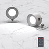 LED Wall Sconce, Wall Mounted Lamp with Rechargeable Battery Operated USB Port 3 Color Temperature & 3 Brightness Level 360°Rotate Magnetic Ball, Cordless Light for Reading Study Bedside - White-B