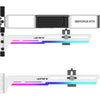 upHere 5V 3PIN Addressable RGB Graphics Card GPU Brace Support Video Card Sag Holder,Built-in 5V ARGB Strip,Adjustable Length and Height Support,G276ARGB - WHITE ARRGB