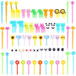 156PCS Animal Food Picks for Kids Bento Box Accessories, FATLODA Fun Kid Food Picks, Cute Fruit Toothpicks for Kids Lunch Accessories, Reusable Lunchbox Pick for Kid Toddler - My Store