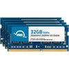 OWC 16GB PC21300 DDR4 2666MHz 260pin SO-DIMM Memory Ram Module Compatible with Mac mini 2018, iMac 2019 and up, and Compatible PCs (OWC2666DDR4S16G) - 4 x 32GB