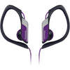 Panasonic- Rp-hs46e-k Slim Clip On Earphone - Black - Purple
