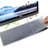 Keyboard Cover for Dell KB216 KB216b KB216t KB216d KB216p Wired & KM636 & Dell Optiplex 5250 3050 3240 5460 7450 7050 & Dell Inspiron AIO 3475/3670/3477 All-in one Desktop Keyboard Protector -Clear - Clear