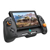 ECHZOVE Switch Controller Grip, Ergonomic Switch Controller with Six-Axis Gyroscope for Gravity Induction, Twin Motor Vibration, Power-Charging Input Port(NOT for Switch OLED) - Black
