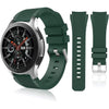 HSWAI Compatible with Samsung Galaxy Watch 46mm Bands/Gear S3 Frontier, Classic Watch Bands/Galaxy Watch 3 Bands 45mm, 22mm Soft Silicone Bands Bracelet Sports Strap for Men & Women. - 04#olive green