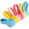 6 Pack Magnetic Twist Ties, Viaky Multicolor Magnet Keeper Bands Winder Wrap Straps Cable Clips Cord Organizer for Earphones/USB Cable/Bookmarks/Keychain/Cable Management - Macaron Color