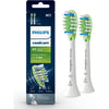 Philips Sonicare Genuine W3 Premium White Replacement Toothbrush Heads, 2 Brush Heads, Black, HX9062/95 - White