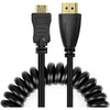 UCEC Short Coiled HDMI Cable, Short HDMI Cable 1 Foot-1.5 Foot(A to A), 4K@60Hz Ultra High Speed Supports for Monitor, Laptop, PC, Camera, Projector - A to C