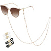 SAM & LORI Stylish Eyeglass Chain for Women-Silver/Gold/Rosegold/Black - 1 Glitter-rose Gold