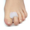 ZenToes Gel Toe Separators for Overlapping Toes, Bunions, Big Toe Alignment, Corrector and Spacer - 4 Pack (White) - White