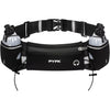 PYFK Running Belt with Water Bottles, Hydration Belt for Men and Women, Water Bottle Holder Running Pouch Water Belt, Fanny Pack Fits 7 inches Phones, Waist pack for Runner Jogging - Black