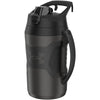 Under Armour Half Gallon Water Bottle Insulated, 64oz Insulated Water Bottle with Handle, Fence Hook, Leak Resistant, for Baseball, Football & More, Academy/Black - Jet Grey/Black
