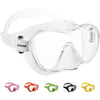 Cressi F1, Scuba Diving Snorkeling Frameless Mask - Perfect Seal Silicone Skirt - Designed in Italy by Cressi - Clear/Clear/Black