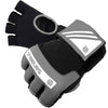 Sanabul Gel Boxing Hand Wraps for Men & Women Muay Thai MMA Kickboxing Quick Wraps Boxing Inner Gloves Wrist Knuckle Protection - CharcoalGrey/White
