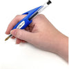 Universal Grip Support for Writing, Art Tools, and Daily Activities (Large, Black) - Royal Blue